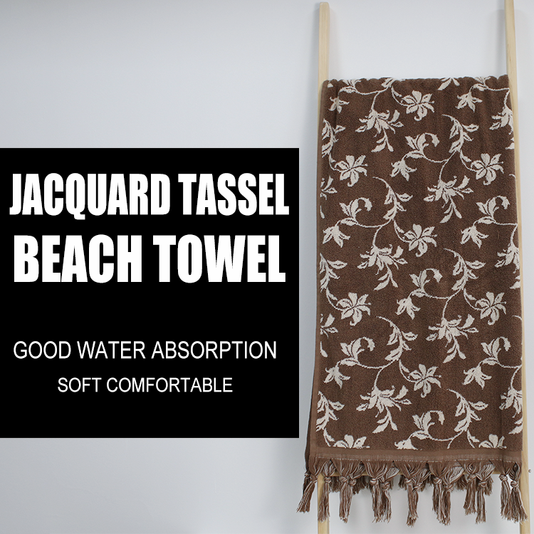 jacquard tassel towel