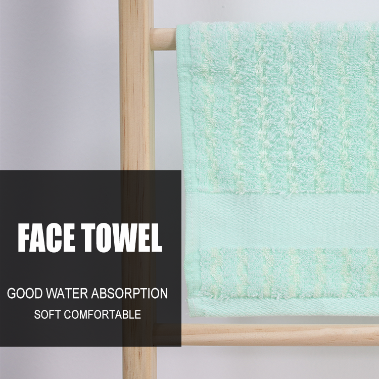 colorful face towel