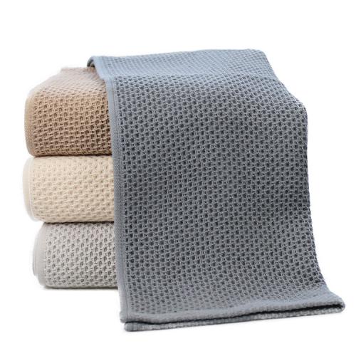 Factory price high quality cotton waffle cheap face towel